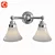 Sleek Satin Nickel Sconce 3D model small image 1