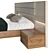 Intana Bed: Stylish and Functional Furnishing 3D model small image 3