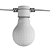 Adjustable Turbosmooth Garland/Bulb String 3D model small image 6