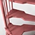 Sleek Metallica Spiral Staircase 3D model small image 6