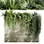 Dirty Concrete Vase Stand: Outdoor & Indoor Plant Collection 3D model small image 2
