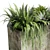 Dirty Concrete Vase Stand: Outdoor & Indoor Plant Collection 3D model small image 3