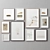 Versatile Collection of 10 Picture Frames 3D model small image 7