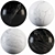Marble Collection: Gray, White, Black 3D model small image 1