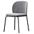 Modern PRINCETON Dining Chair 3D model small image 1