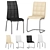 Bordeaux & Avignon Chair Set 3D model small image 1