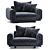 Underline Loveseat - Unparalleled Elegance 3D model small image 2