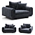 Underline Loveseat - Unparalleled Elegance 3D model small image 6