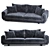 Underline Nativ 4-Seat Sofa 3D model small image 2