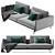Modern and Luxurious Rolf Benz LIV Sofa 3D model small image 2