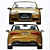 Exhilarating Audi C3 Convertible 3D model small image 3