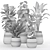 Lush Greenery Collection for Vibrant Interiors 3D model small image 4