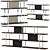 Elegant Dalton Bookcase - Minotti 3D model small image 1