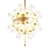 Elegant Italian Bronze Chandelier 3D model small image 1