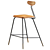 Sleek Industrial Dayton Stool 3D model small image 1