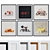 Modern Style Picture Frame Set 3D model small image 1