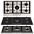 Effortless Cooking with BOSCH Series8 Hobs 3D model small image 4