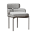 Sleek Meridiani Sylvie Chair 3D model small image 5