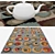 Versatile Rug Set: 6 Unique Designs 3D model small image 3