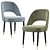 Laskasas Amour Velvet Dining Chair 3D model small image 4