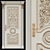 Elegant Decorative Door 3D model small image 1