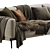 Flexform Romeo Compact Sofa: Stylish and Compact Furniture Solution 3D model small image 4