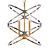 Capital Fire Pendant Light 3D model small image 1