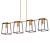 Sleek Filmore Linear Suspension 3D model small image 1