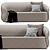 Modern Ditre Clip Sofa: Stylish, Versatile Design 3D model small image 5