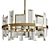 Elegant Odette Pendant Light 3D model small image 1