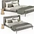 Stylish BoConcept Austin Bed 3D model small image 2