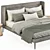 Stylish BoConcept Austin Bed 3D model small image 3