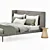 Stylish BoConcept Austin Bed 3D model small image 6