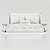 Stylish BoConcept Austin Bed 3D model small image 7