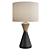 Elegant Cannes Table Lamp 3D model small image 1