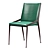 Sleek Berlin Dining Chair 3D model small image 1