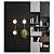 Modern Hallway Furniture Set 3D model small image 7