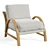 Playful and Trendy Estrada Chair 3D model small image 1