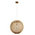 Coastal Rattan Sphere Pendant 3D model small image 3