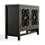 Vintage Mathur Accent Cabinet 3D model small image 3