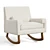 Dreamy Glider Rocking Chair 3D model small image 1