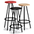 Sleek HOF Bar Stool: Modern Design 3D model small image 2