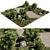 Outdoor Oasis Landscape Furniture Set 3D model small image 1