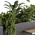 Urban Oasis: Plant Box Bench Set 3D model small image 2