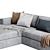 Modern Urban Chaise Longue Sofa 3D model small image 2