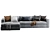 Modern Urban Chaise Longue Sofa 3D model small image 4