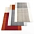 Luxury Rug Set - 5 Pieces 3D model small image 1