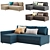 IKEA FRIHETEN Corner Sofa - Versatile & Stylish 3D model small image 1