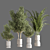 14-Piece Indoor Plant Set 3D model small image 8