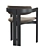 Sleek Minimalist Chair: Gallotti & Radice 0414 3D model small image 6